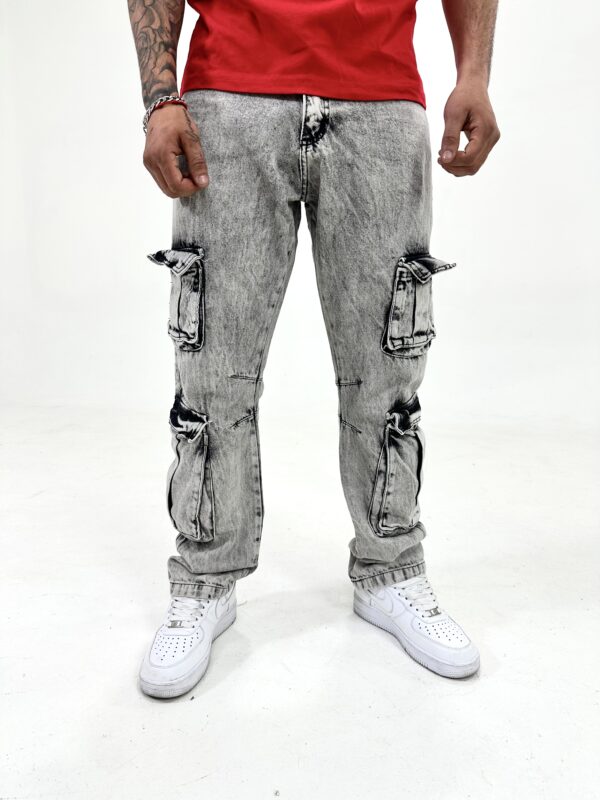 DENIM cargo gris