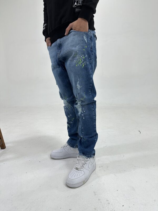 DENIM salpicado azul - Imagen 2