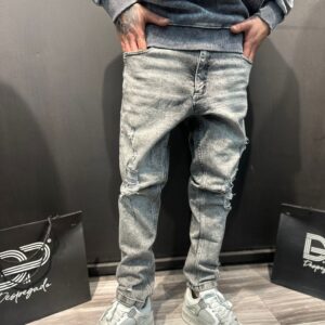 DENIM gris c/roturas