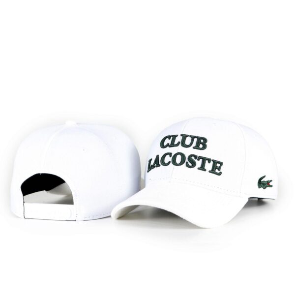 Gorro CLUB LACOSTE BLANCO
